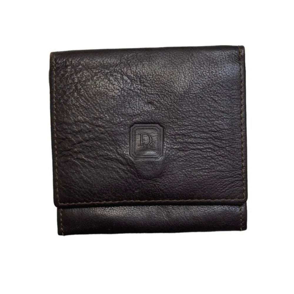 Dior Christian Dior brown vintage coin wallet
